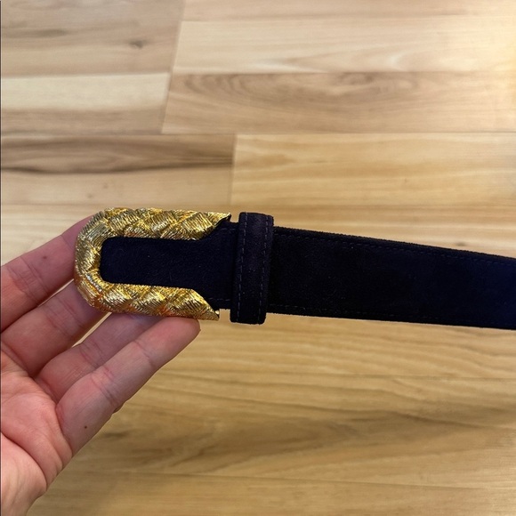 Carlisle Gold and purple velvet women’s belt main image 4